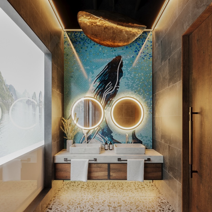 tour hạ long 1 ngày 5 6 sao cao cấp nhất Vịnh - du thuyền Dolphin Halong Cruise